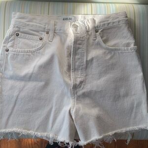 Agolde Dee Cream Shorts